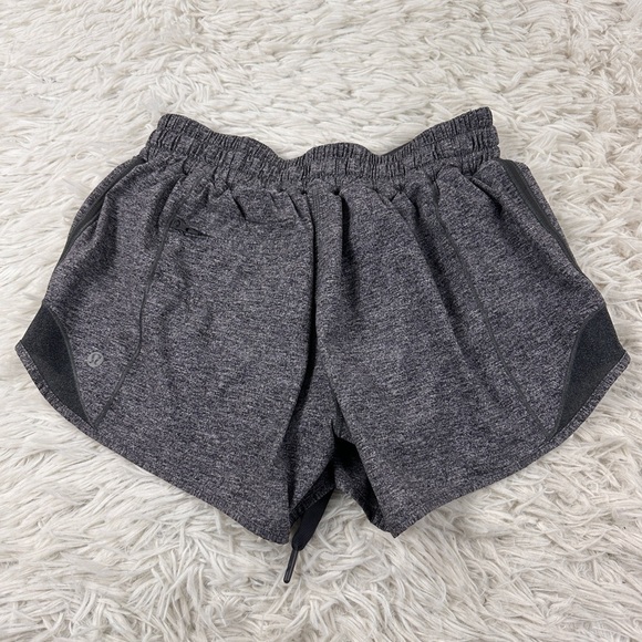 Lululemon Hotty Hot Short (4") Heathered Black - Picture 3 of 5